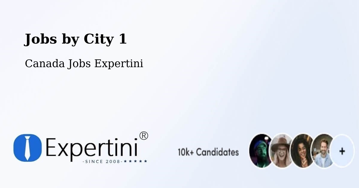 City Jobs in Canada - Expertini